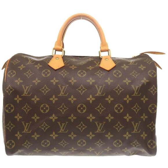Louis Vuitton Handbags - LOUIS VUITTON Authentic Brown Monogram Speedy 35 Bag